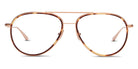 SALT.® COLUMBIA 56 RX SAL COLUMBIA 56 RX 003 56 - Brushed Gold/Antique Leaves Eyeglasses