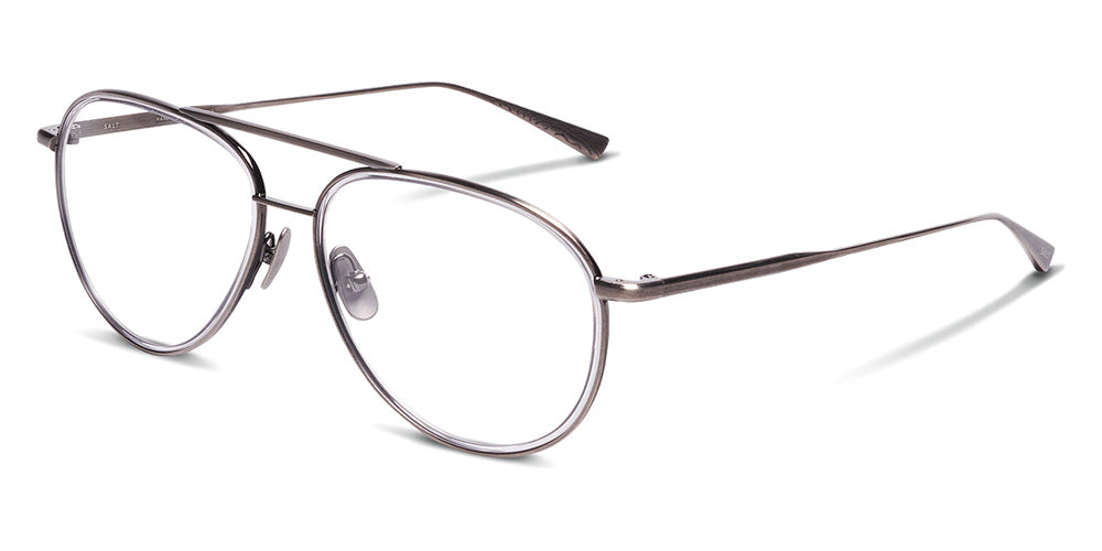 SALT.® COLUMBIA 56 RX SAL COLUMBIA 56 RX 004 56 - Antique Silver/Smoke Grey Eyeglasses