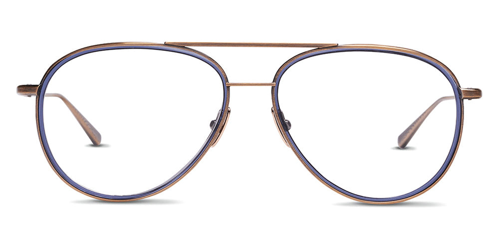 SALT.® COLUMBIA 56 RX SAL COLUMBIA 56 RX 005 56 - Antique Gold/Indigo Blue Eyeglasses