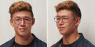 SALT.® COLUMBIA 56 RX SAL COLUMBIA 56 RX 005 56 - Antique Gold/Indigo Blue Eyeglasses
