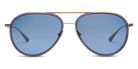 SALT.® COLUMBIA 59 SAL COLUMBIA 59 002 59 - Antique Gold/Indigo Blue/Polarized Glass Denim Lens Sunglasses