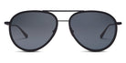 SALT.® COLUMBIA 59 SAL COLUMBIA 59 003 59 - Black Sand/Black/Polarized Glass Black Lens Sunglasses