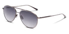 SALT.® COLUMBIA 59 SAL COLUMBIA 59 005 59 - Antique Silver/Smoke Grey/Polarized CR39 Grey Gradient Lens Sunglasses
