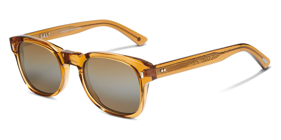 SALT.® COOLIDGE SAL COOLIDGE 003 55 - Whiskey/Glass Amber Half Flash Lens Sunglasses