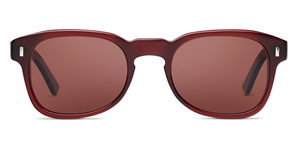 SALT.® COOLIDGE SAL COOLIDGE 004 55 - Redwood/Glass Crimson Sunglasses