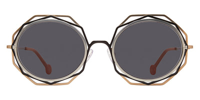 L.A.Eyeworks® CORAZON  LA CORAZON 830 55 - Silver-Black-Gold-Matte Sunglasses