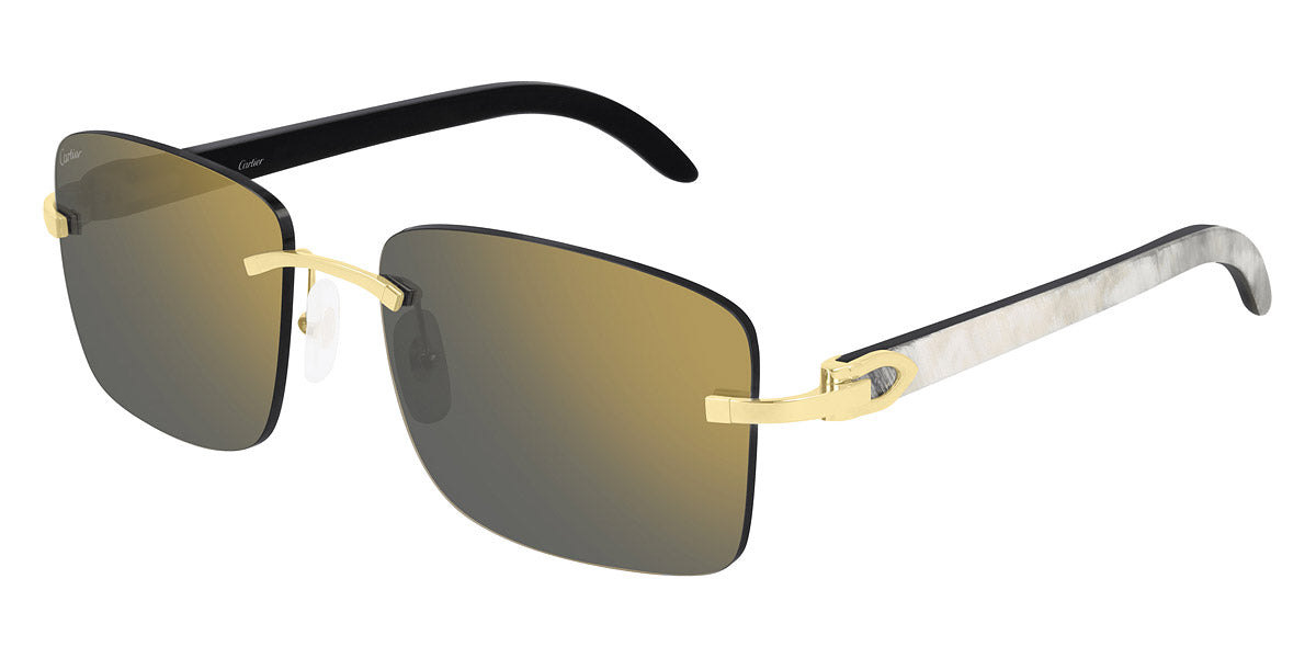 Cartier® CT0030RS Rectangular Sunglasses EuroOptica