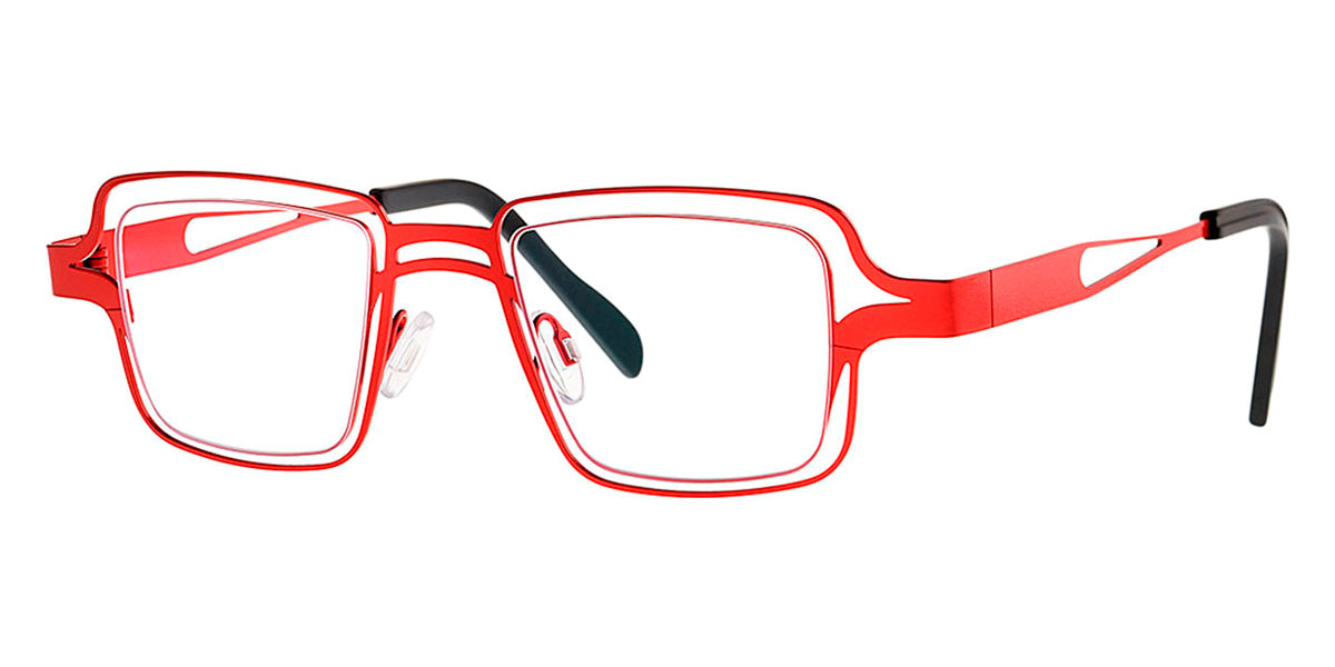 Theo® Dakhla TH DAKHLA 036 43 - Hot Red Shine Eyeglasses