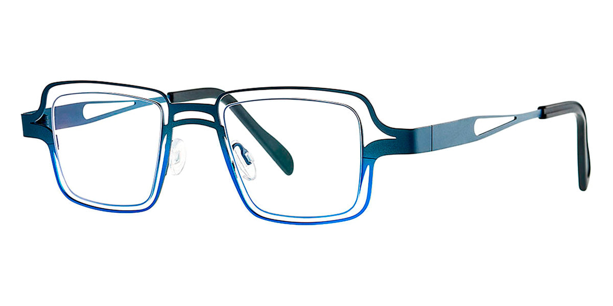 Theo® Dakhla TH DAKHLA 374 43 - Black/Blue Eyeglasses