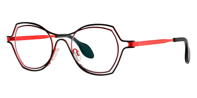 Theo® Daytona TH DAYTONA 323 46 - Red/Black Eyeglasses