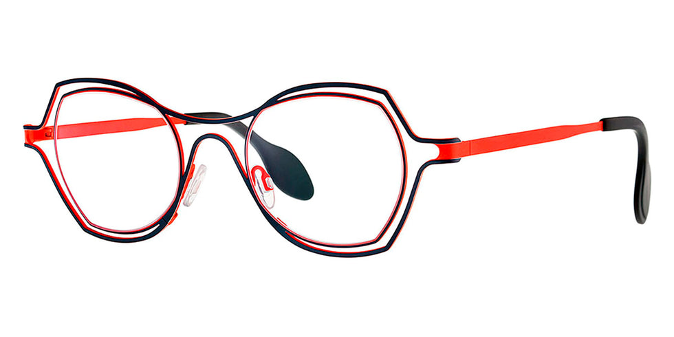 Theo® Daytona TH DAYTONA 433 46 - Blue/Red Eyeglasses