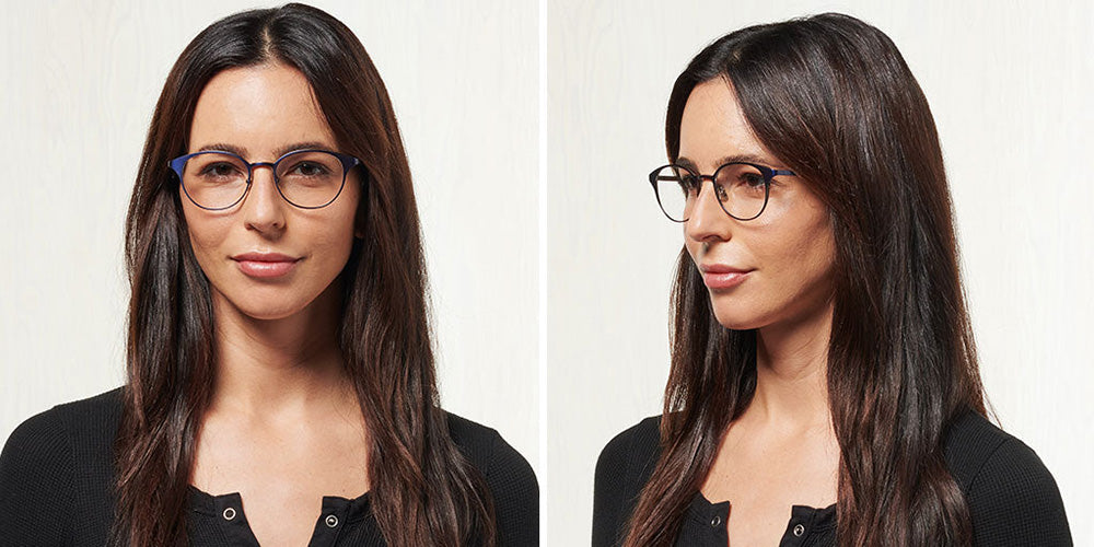 SALT.® DEVON SAL DEVON 005 51 - Indigo/Antique Gold Eyeglasses