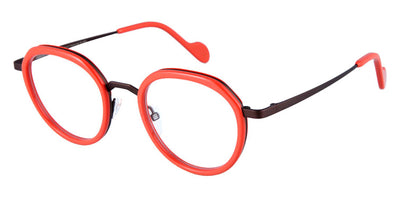NaoNed® Drenneg NAO Drenneg 48OV 49 - Vintage Orange / Matte Dark Earth Brown Eyeglasses