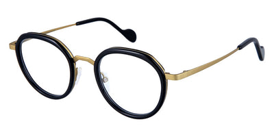 NaoNed® Drenneg NAO Drenneg 55A 49 - Black / Matte Light Khaki Eyeglasses