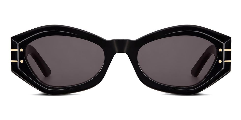 Dior® DiorSignature B1U CD DIORSGNTR B1U 10A0 55 - Black Sunglasses