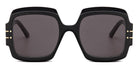 Dior® DiorSignature S1U D DSGTS1UXR 10A0 55 - Black Sunglasses