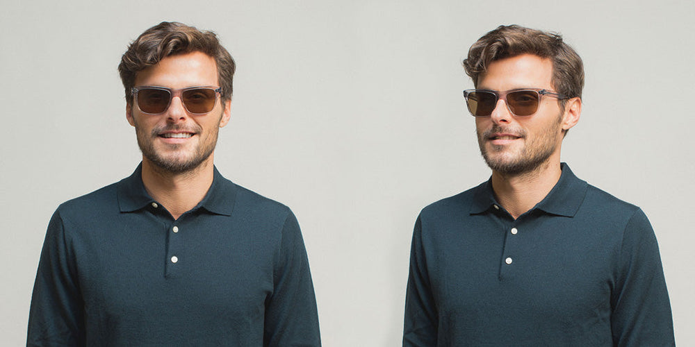 SALT.® ELIHU SAL ELIHU 002 57 - Black/Polarized Glass Brown Lens Sunglasses