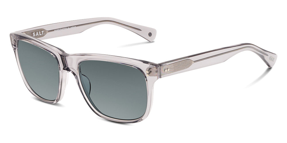 SALT.® ELIHU SAL ELIHU 004 57 - Smoke Grey/Polarized Glass Denim Lens Sunglasses