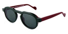 NaoNed® Emrodenn NAO Emrodenn AB3 49 - Army Green and Burgundy / Opaque Burgundy Sunglasses