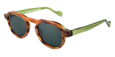NaoNed® Emrodenn NAO Emrodenn CV1 49 - Horn and Green / Cristal Green Sunglasses