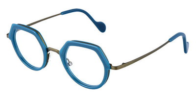 NaoNed® Enez Plat NAO Enez Plat 43H 43 - Solid Mediterranean Blue / Matte Khaki Eyeglasses