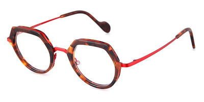 NaoNed® Enez Plat NAO Enez Plat 5B 43 - Tortoiseshell / Bright Red Eyeglasses