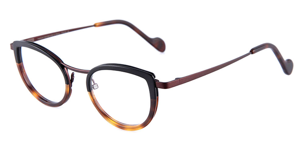 NaoNed® Enez Vaz NAO Enez Vaz 20NE 46 - Black Tortoiseshell / Cappuccino Brown Eyeglasses