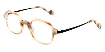 NaoNed® Erzh NAO Erzh 0905 43 - White Horn / Black Eyeglasses
