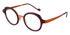 NaoNed® Faou NAO Faou 40BO 46 - Transparent Burgundy / Matte Radiant Yellow Eyeglasses