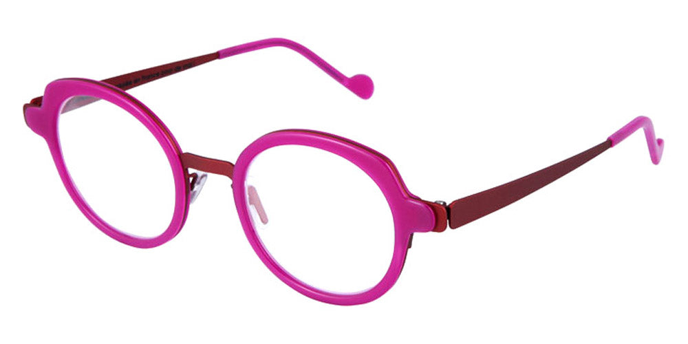 NaoNed® Faou NAO Faou 46VO 46 - Opaline Purple / Matte Dark Red Eyeglasses