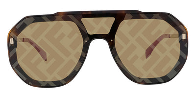 Fendi® FE40006U FEN FE40006U 52G 00 - Matte Dark Havana / Gunmetal with FF Sunglasses
