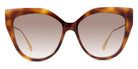 Fendi® FE40011U FEN FE40011U 53F 57 - Shiny Classic Havana / Brown Sunglasses