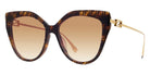 Fendi® FE40011U FEN FE40011U 55T 57 - Shiny FF Havana / Red Sunglasses