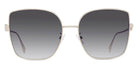 Fendi® FE40013U FEN FE40013U 32B 59 - Shiny Light Gold / Smoke Sunglasses