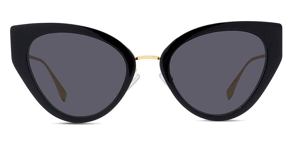 Fendi® FE40014U FEN FE40014U 01A 54 - Shiny Black / Smoke Sunglasses