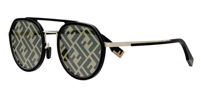 Fendi® FE40040U FEN FE40040U 02C 51 - Matte Black / Grey/Gold Sunglasses
