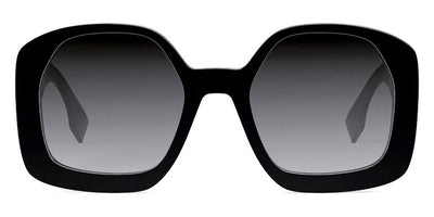 Fendi® FE40048U FEN FE40048U 01B 54 - Shiny Black / Smoke Sunglasses