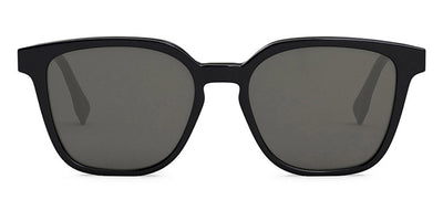 Fendi® FE40057U FEN FE40057U 01A 53 - Shiny Solid Black / Smoke Sunglasses