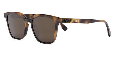 Fendi® FE40057U FEN FE40057U 53E 53 - Shiny Havana / Brown Sunglasses