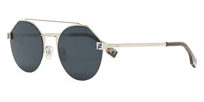Fendi® FE40060U FEN FE40060U 32V 55 - Shiny Gold / Smoke Sunglasses