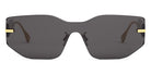 Fendi® FE40066U FEN FE40066U 30A 00 - Shiny Transparent Light Grey / Smoke Sunglasses