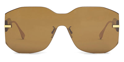 Fendi® FE40067U FEN FE40067U 30E 00 - Shiny Transparent Brown / Brown Sunglasses