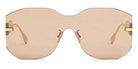 Fendi® FE40067U FEN FE40067U 30S 00 - Shiny Transparent Rose / Rose Sunglasses
