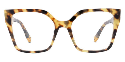 Fendi® FE50002I FEN FE50002I 055 52 - Shiny Tokyo Havana Eyeglasses