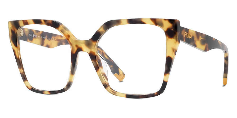 Fendi® FE50002I FEN FE50002I 055 54 - Shiny Tokyo Havana Eyeglasses