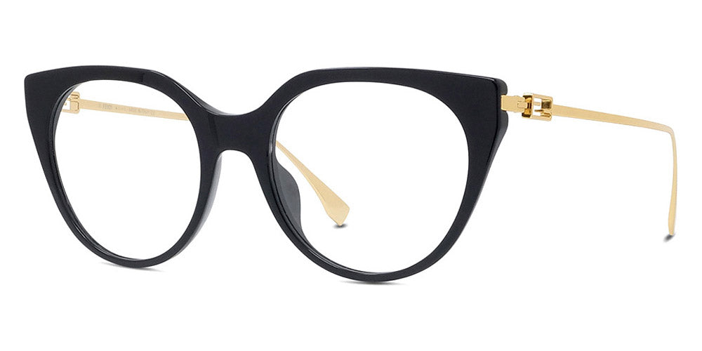 Fendi® FE50010I FEN FE50010I 001 53 - Shiny Black Eyeglasses