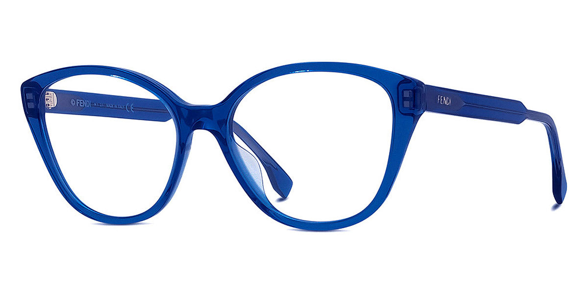 Fendi® FE50014I FEN FE50014I 090 53 - Shiny Transparent Denim Eyeglasses