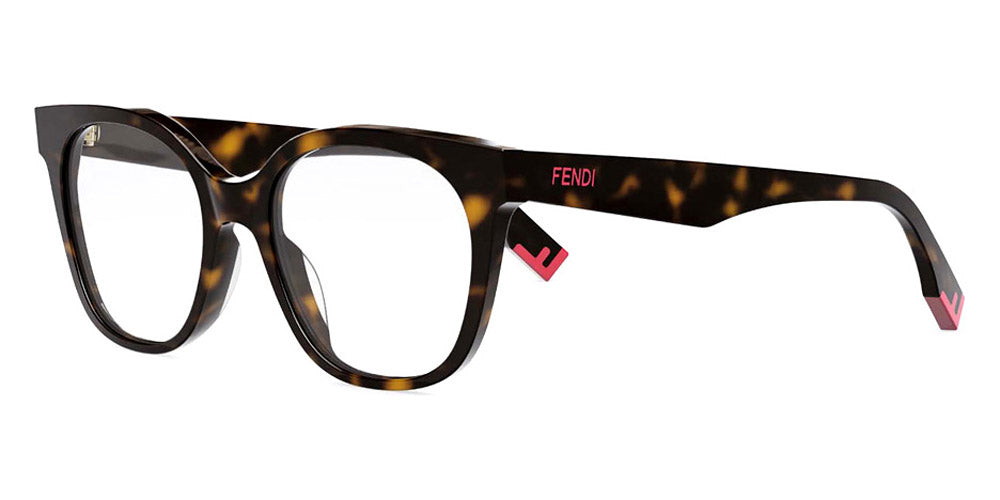 Fendi® FE50023I FEN FE50023I 052 51 - Shiny Dark Havana Eyeglasses