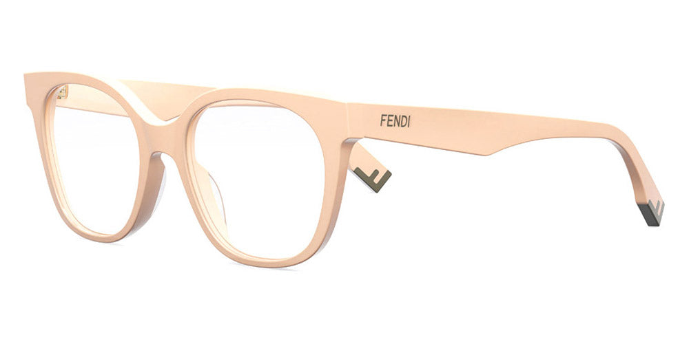 Fendi® FE50023I FEN FE50023I 072 51 - Shiny Solid Pink Eyeglasses