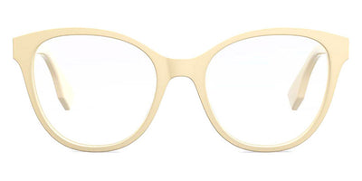 Fendi® FE50024I FEN FE50024I 025 52 - Shiny Solid Ivory Eyeglasses